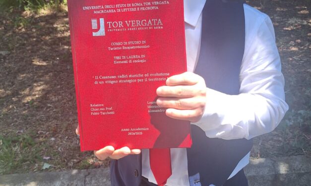 Una laurea speciale all’Università Tor Vergata per Alessandro